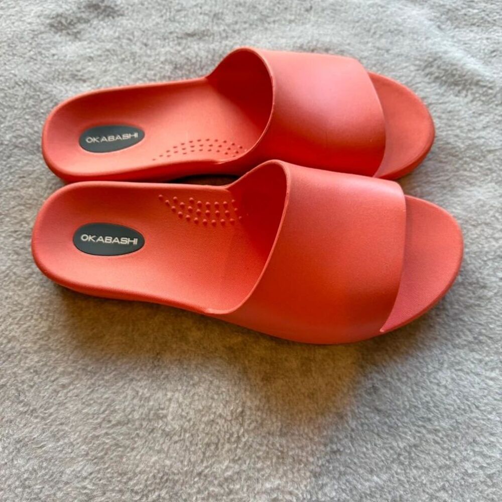 Okabashi women’s 7 coral slides sandals